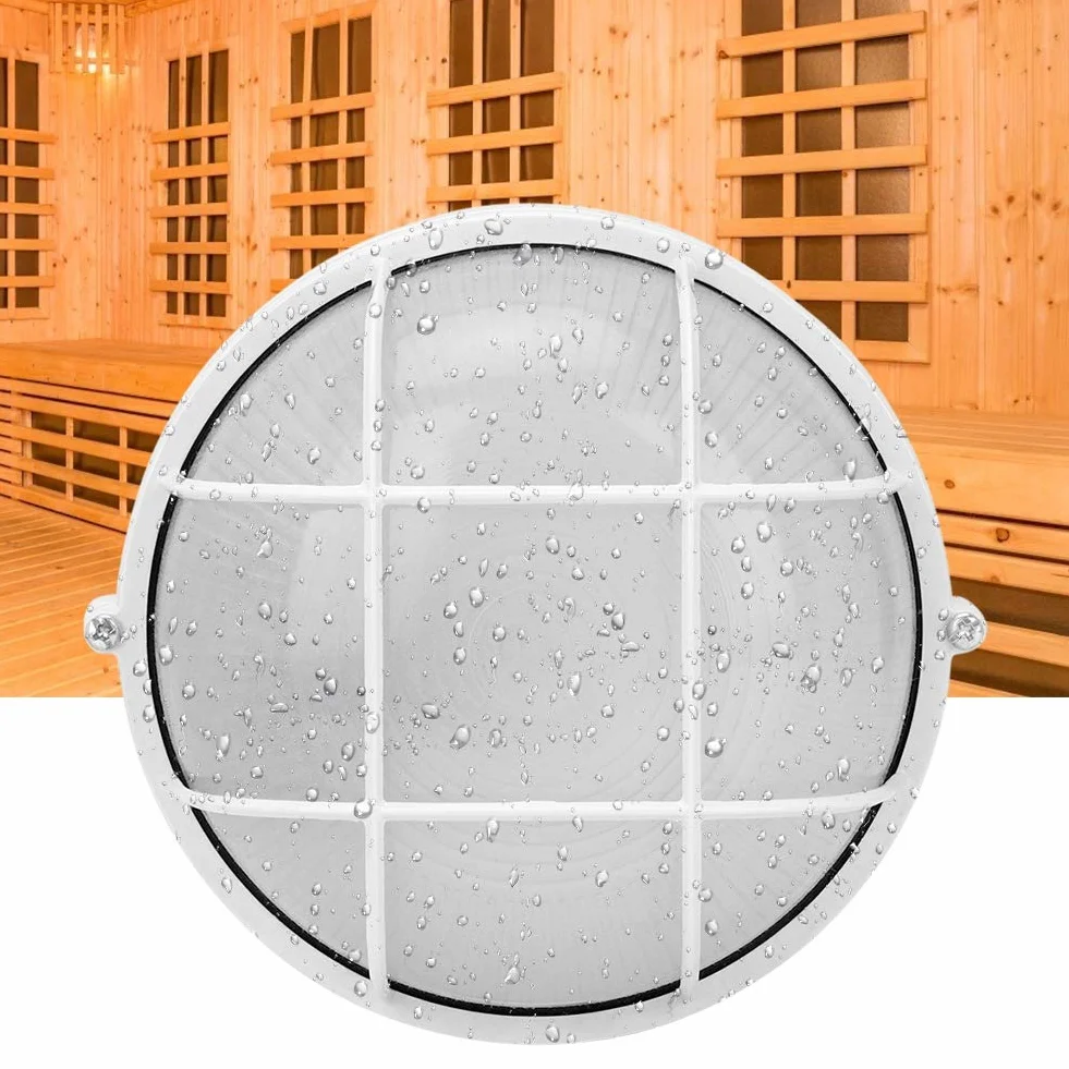 Lámpara de sauna, Luz de Sauna Anti-Alta Temperatura, lámpara de luz a Prueba de explosiones de Sauna Luz antiniebla para Sala de Vapor para Uso en baño