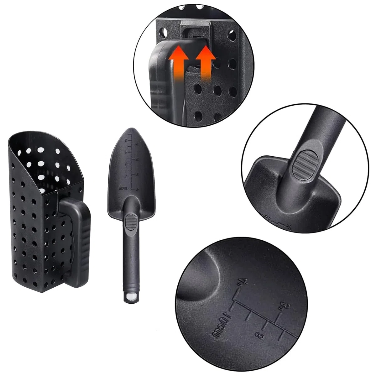 Detector de Metales Juego de Palas de Arena, Juego de Palas para la detección de Metales y jardinería, Accesorios para cavar en la Playa, Palas para la detección de Metales, cavar en la Playa