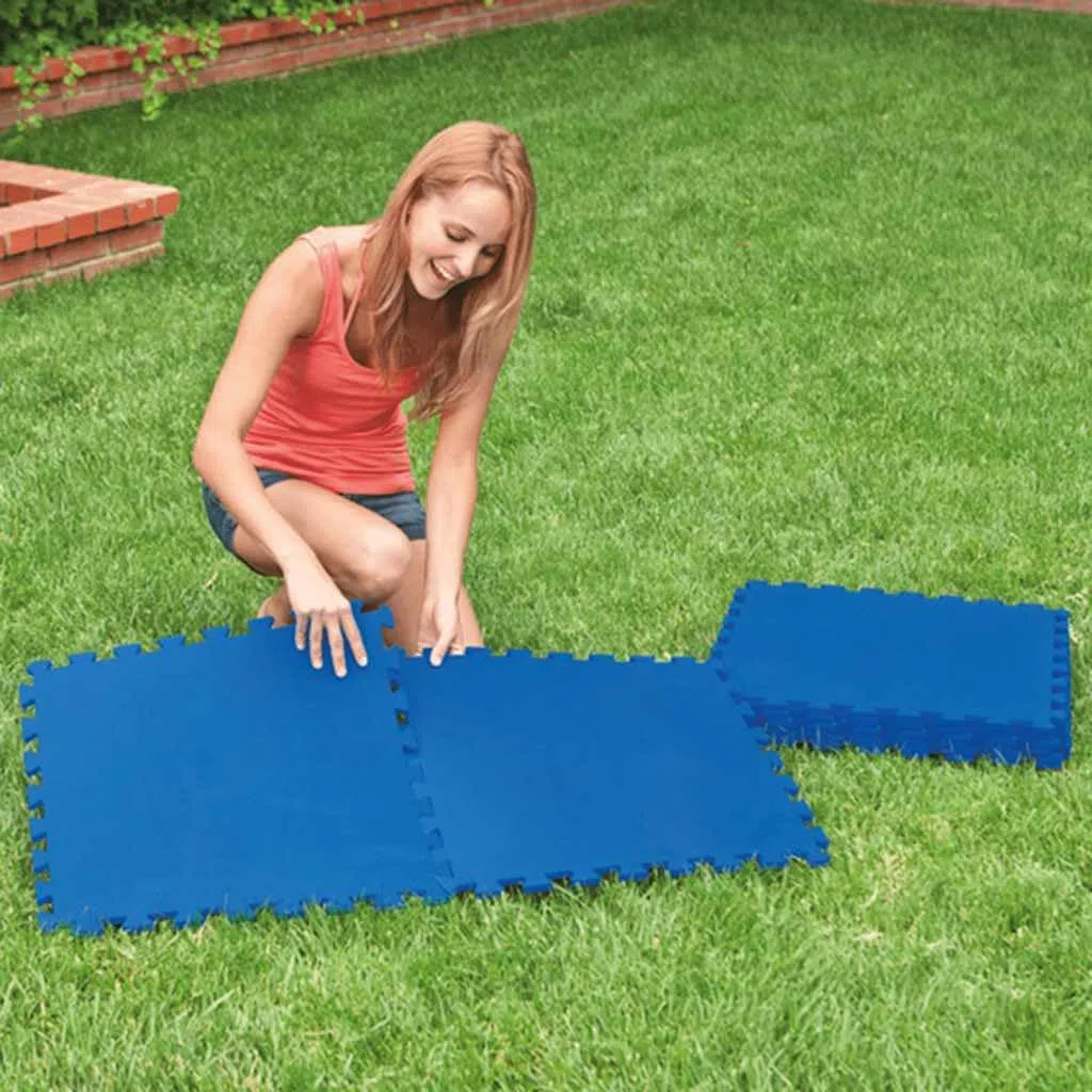 Intex 29081 - Protector suelo para piscinas 50 x 50 x 1 cm, 8 piezas
