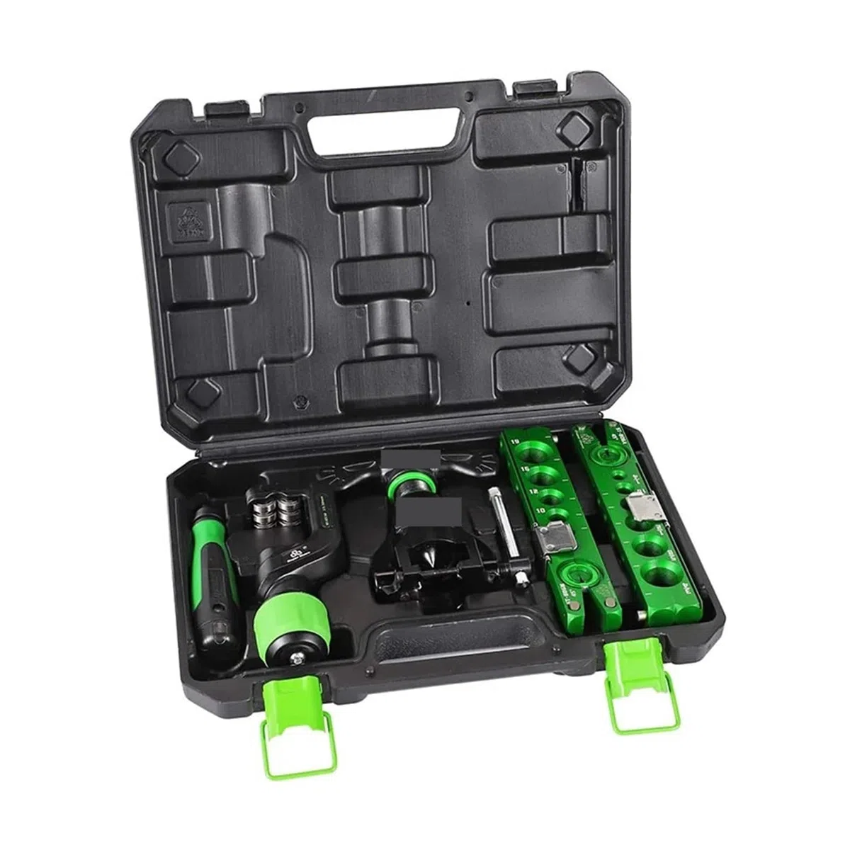 Kit de Herramientas abocardado for Aire Acondicionado, Juego expansor Tubo excéntrico y escariador ST-806FT, Kit Mantenimiento tuberías Cobre 6-19 mm Utilizado en climatización
