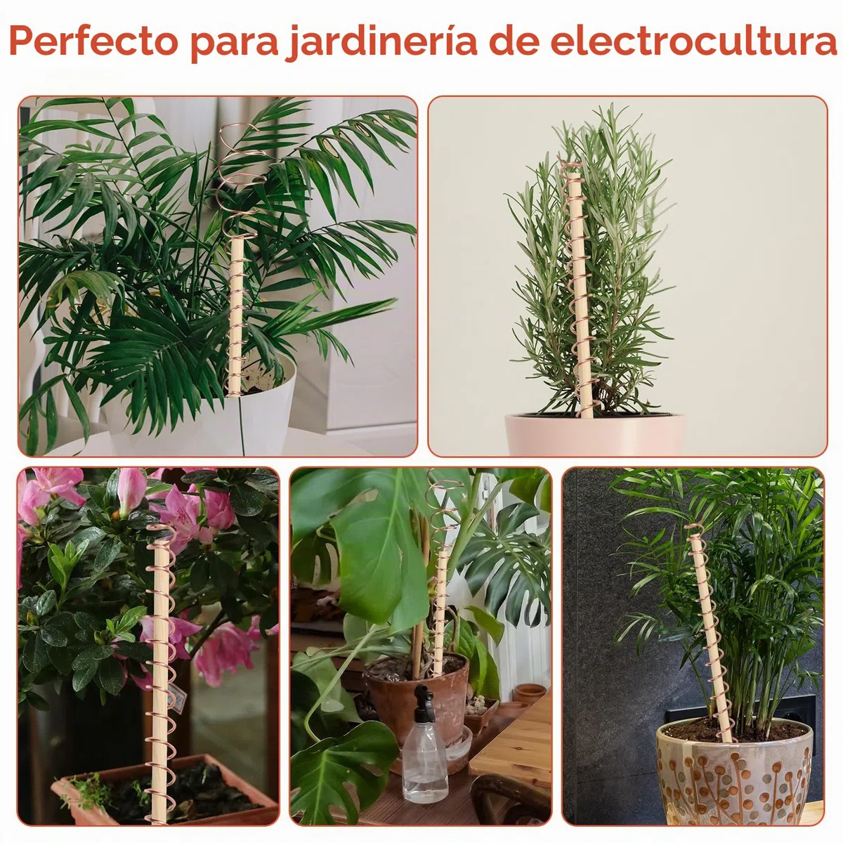 Antena de electrocultivo, alambre de cobre puro 99.9%, calibre 16, 65 pies para jardinería y crecimiento de plantas
