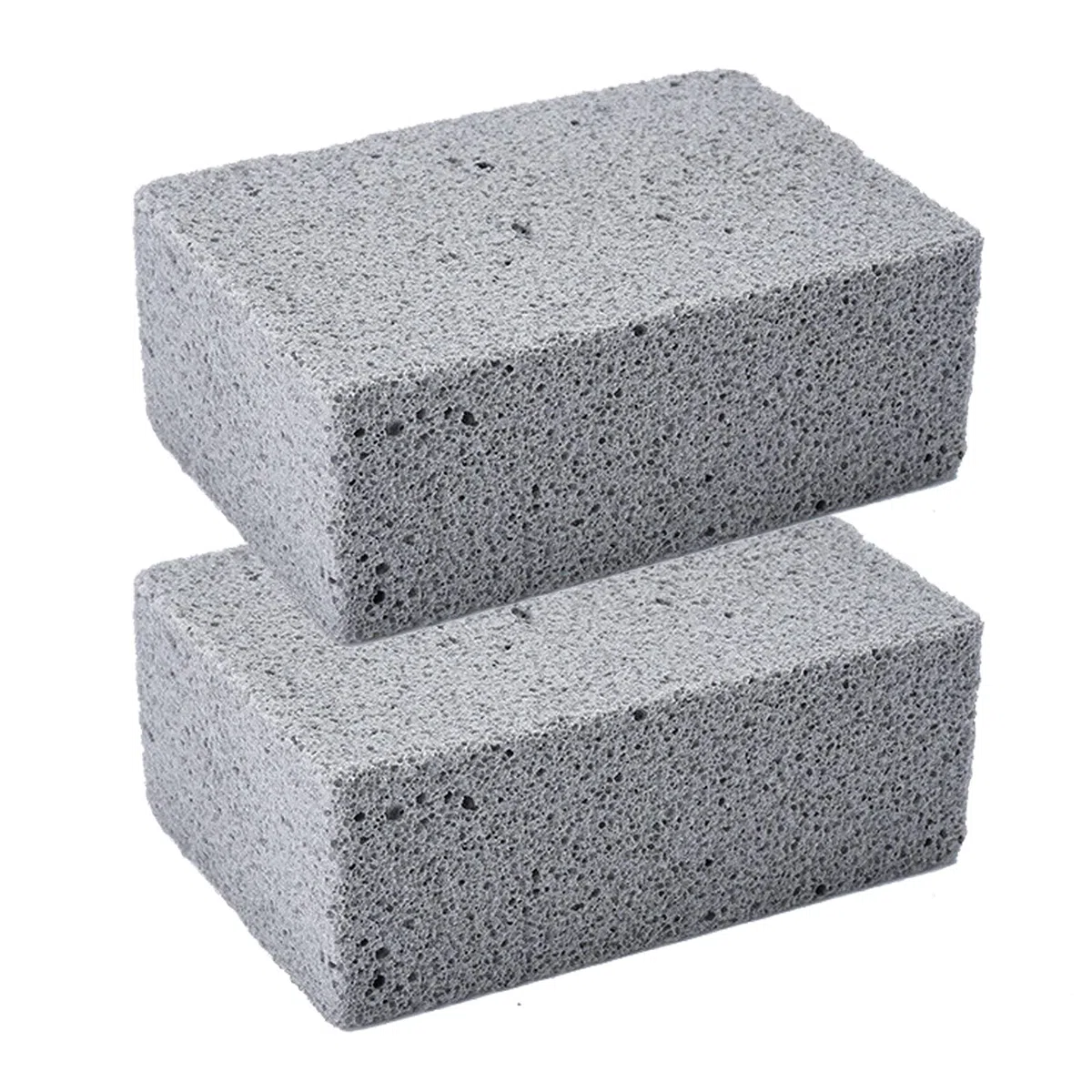 Piedra de Limpieza de Pómez,Ladrillo de Limpieza de Parrilla,2 Piezas de Bloque de Parrilla para Limpiar Parrillas o planchas Piedras descalcificadoras Reutilizables Limpiador de Ladrillos de Piedra
