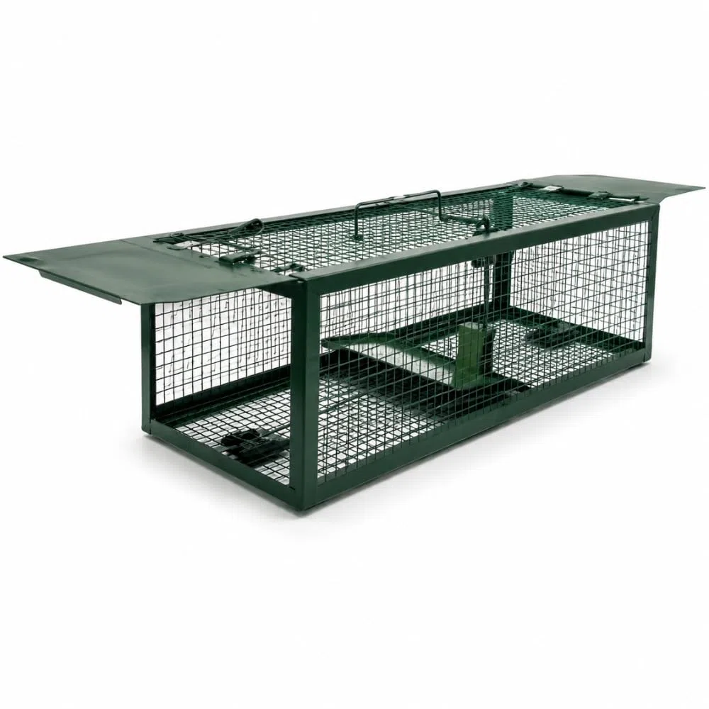 Remi Hogar | Jaula para Ratas y Ratones de Metal Reutilizable | Trampa para Ratas y Ratones con Doble Puerta | No daña al Animal| Fácil de Usar | para Interiores y Exteriores