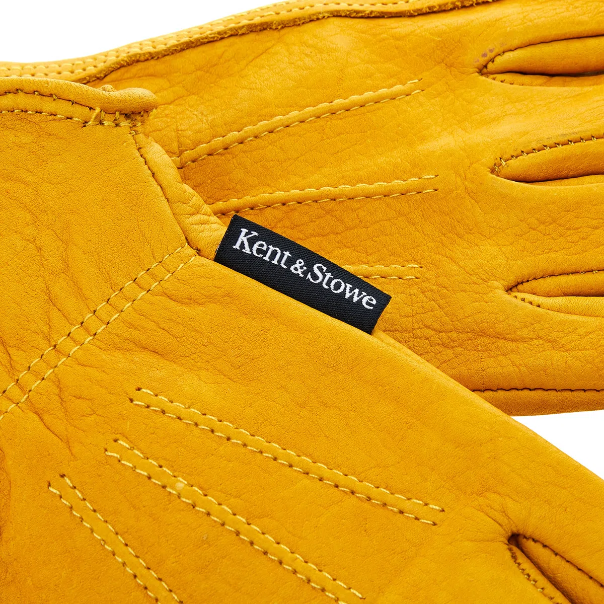 Kent & Stowe Kent and Stowe - Guantes de jardinería para hombre, talla L, color amarillo, talla L, 1 par