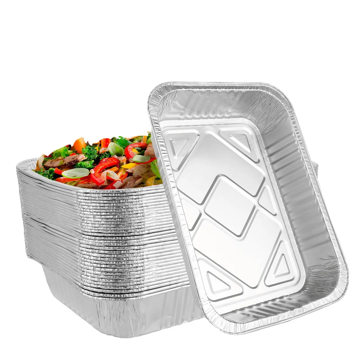 30 bandejas de aluminio, 4900 ml, bandejas de aluminio, bandejas para barbacoa, bandejas para hornear, para asar y cocinar