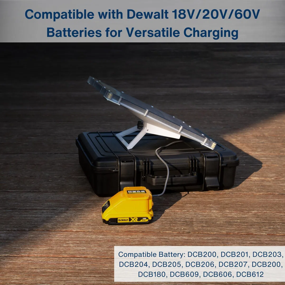 Cargador alimentado por batería para Starlink Mini compatible con baterías DeWalt, salida de 60 W, 20 V/3 A, conector de barril CC impermeable, ligero y portátil para uso en exteriores y de