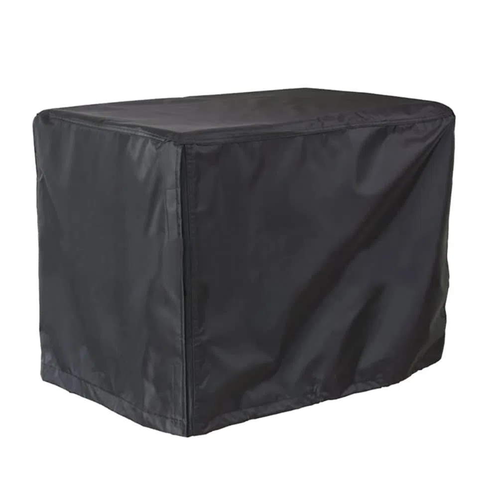 SEIWEI Cubierta universal para generador de 66 x 51 x 51 cm, rectangular, resistente al agua, resistente al polvo, resistente a los rayos UV, color negro