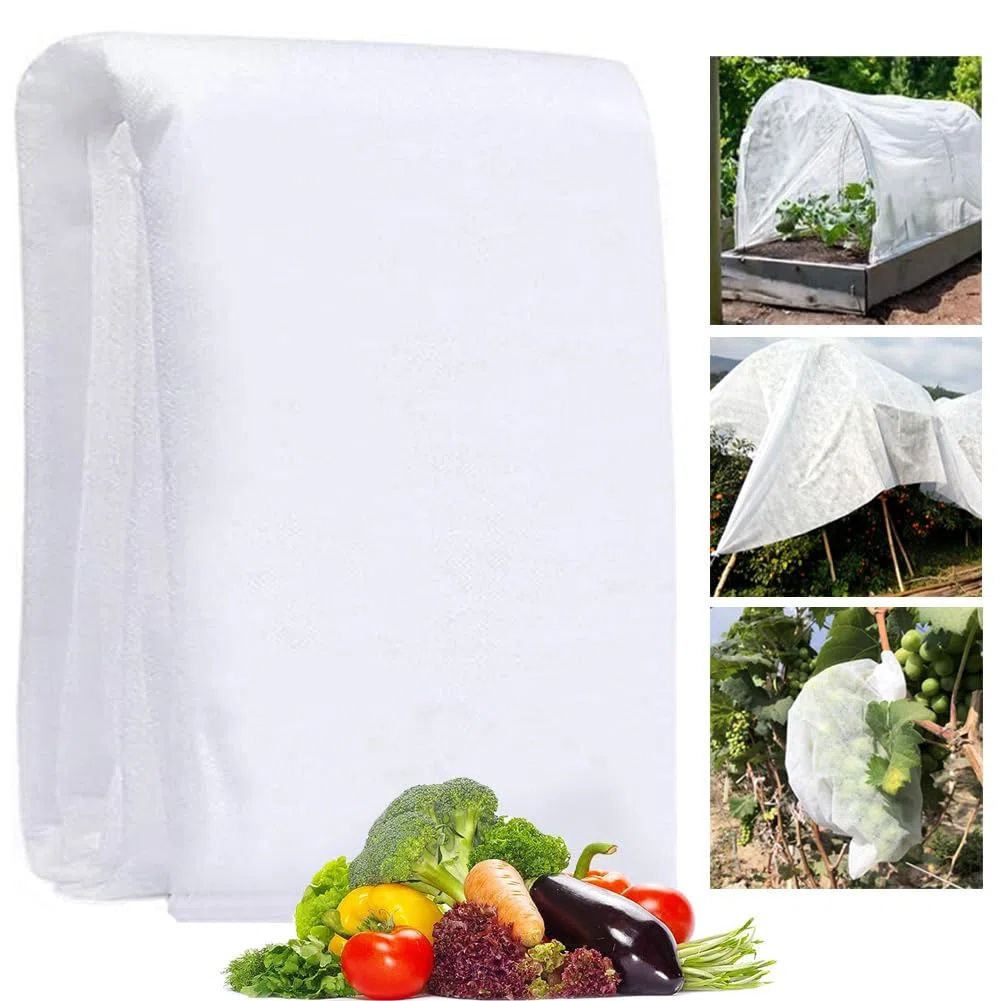 AISHOW Manta Termica Plantas 3m x 9m Cubierta Antiheladas de Plantas 30g/m² Vellón de Jardín Paño Anticongelante Cubierta de Protección para Plantas Cubrir Plantas Invierno | Flies - Fieltro transpirable (30 g/m²)