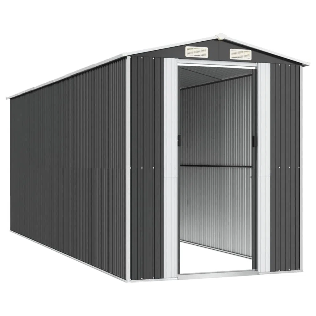 Caseta para electrodomésticos, color antracita, 192 x 523 x 223 cm, acero