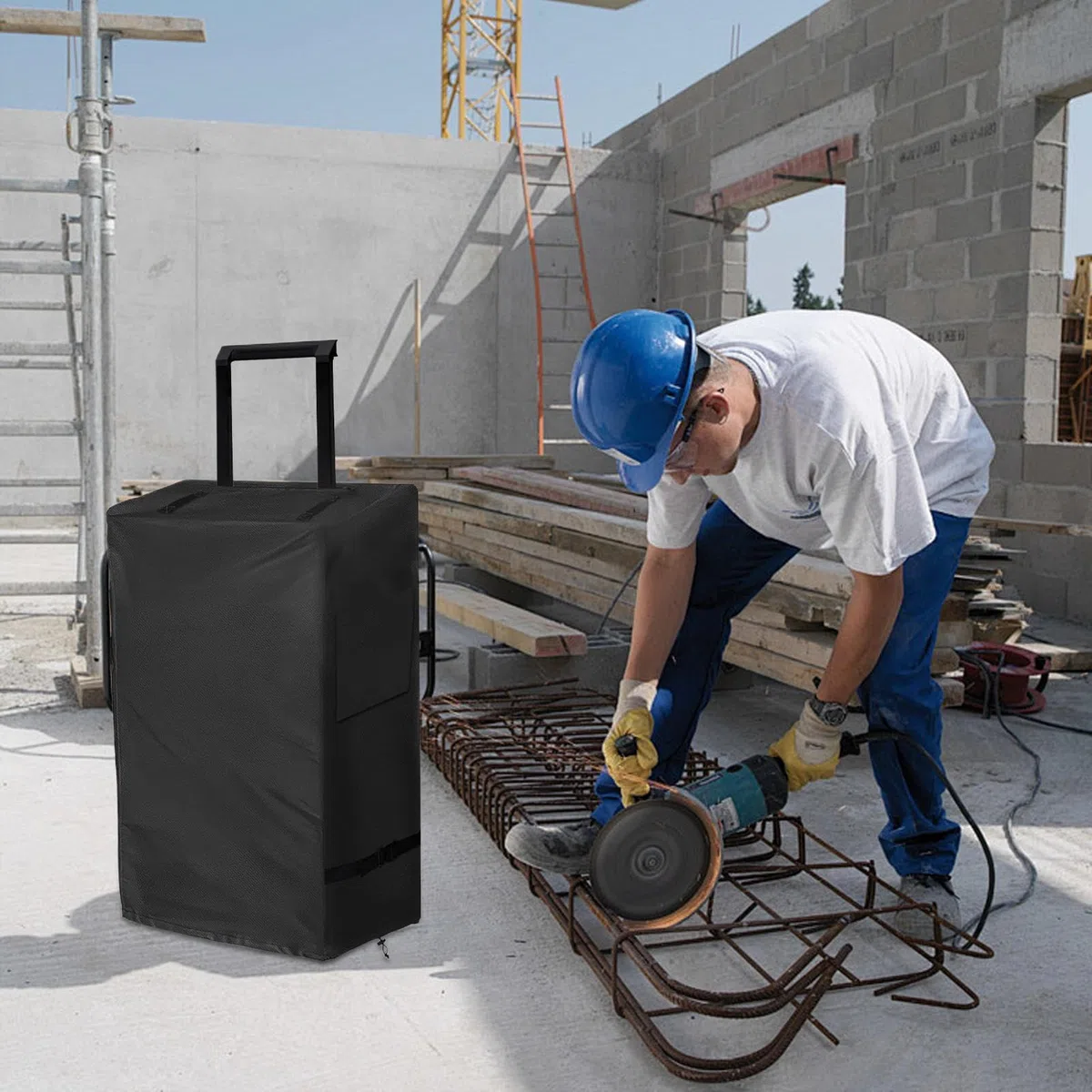Funda De Caja De Herramientas Con Ruedas,Funda Protectora De Caja De Herramientas Con Ruedas De Tela Oxford - Gabinete Con Y Protección Impermeable,Para Patio Terraza Cocina Garaje Taller