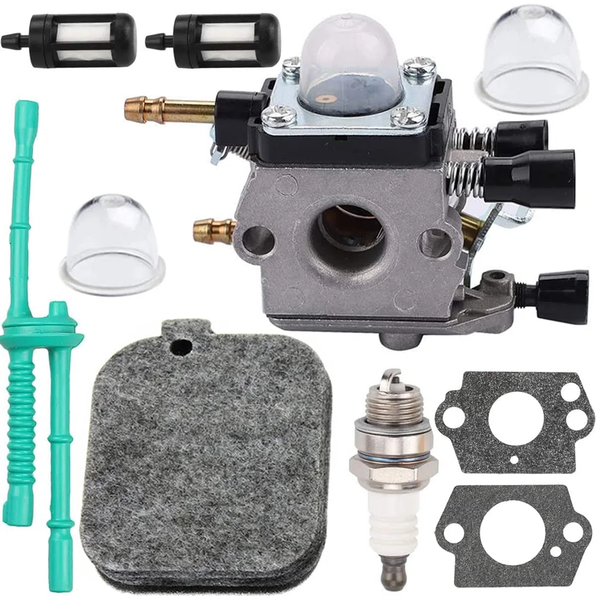 ZAMDOE Carburador C1Q-S68G para Stihl BG45 BG46 BG55 BG65 BG85 SH55 SH85 soplador de Hojas C1Q-S68 4229120 0606 Kit de Ajuste de carburador con Junta de Filtro de Combustible