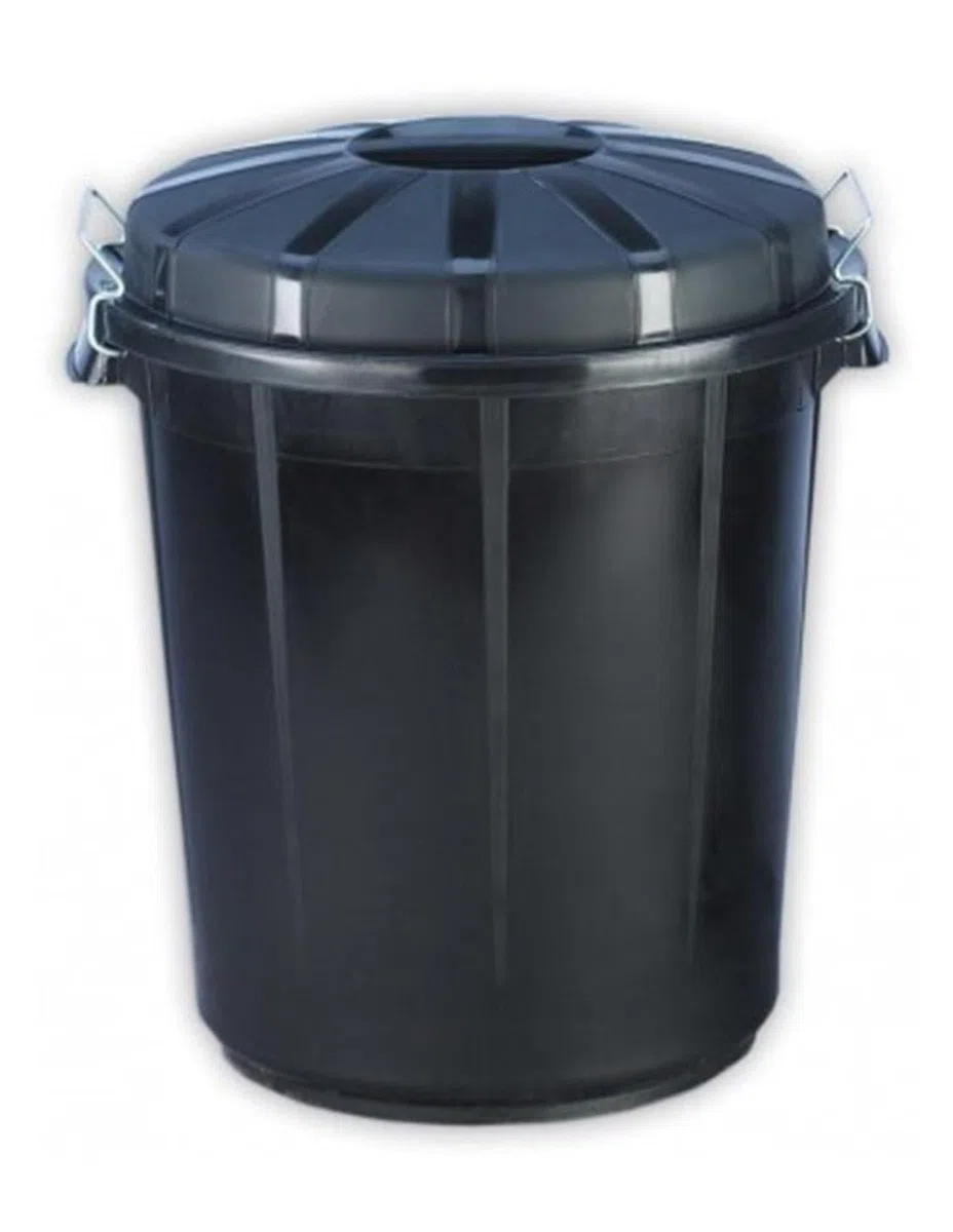 Jardin202 - Barreño de plastico 50 litros negro