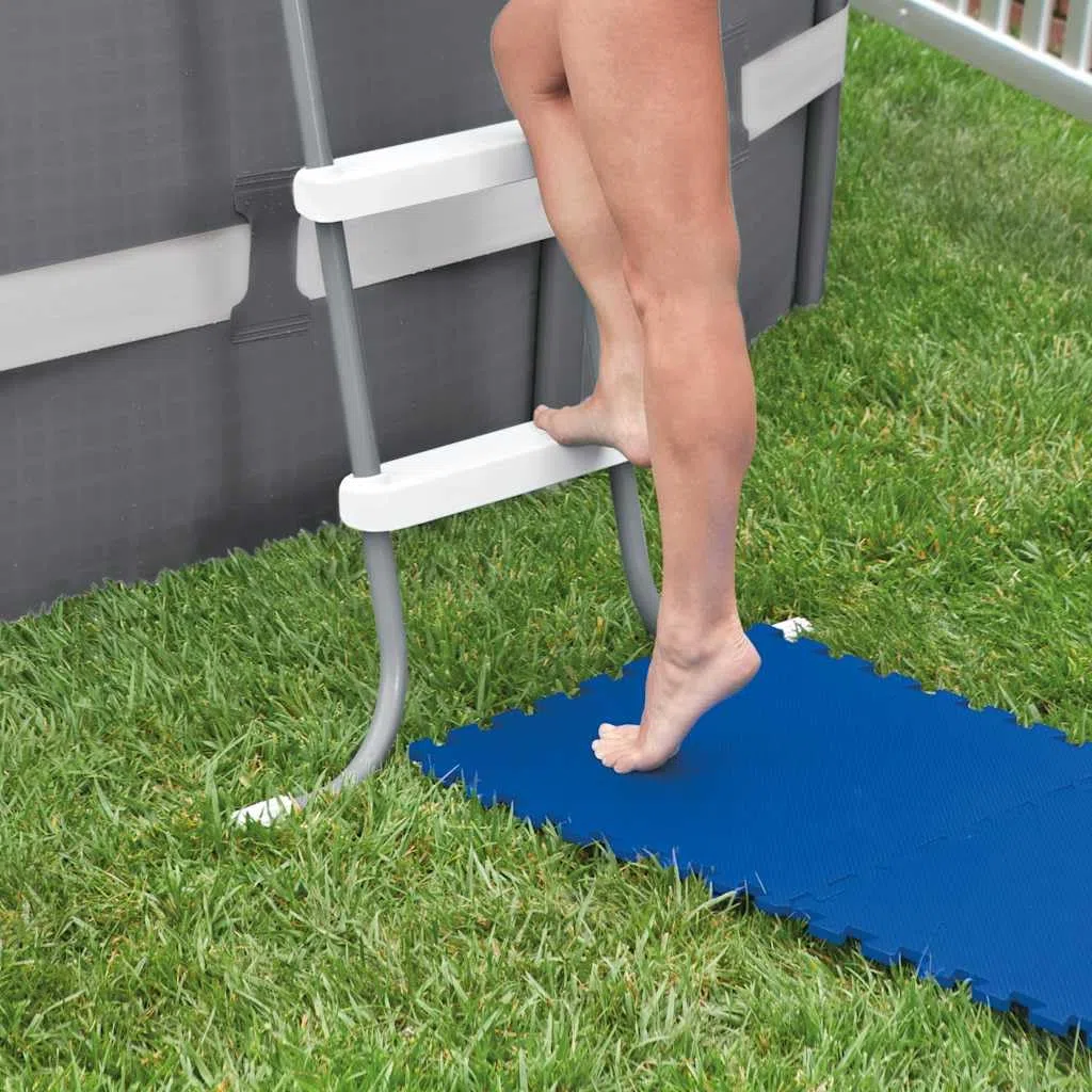 Intex 29081 - Protector suelo para piscinas 50 x 50 x 1 cm, 8 piezas