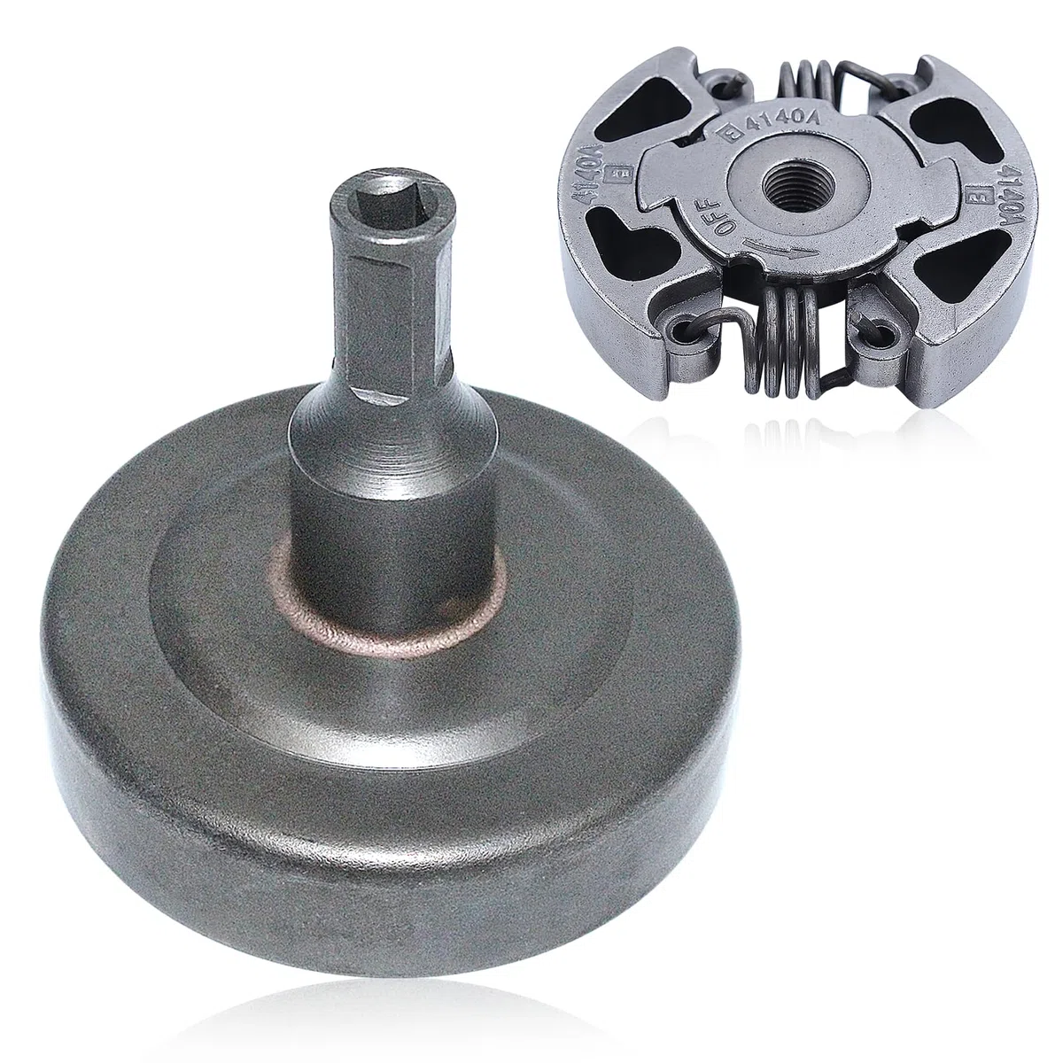Kit de campana de embrague, para Stihl FS45, FS46, FS50C, FS55, FS56, FS70, HL45 y KM55, incluye conjunto de embrague, repuestos para cortacéspedes, reemplazo 41401602000 y 41401602909