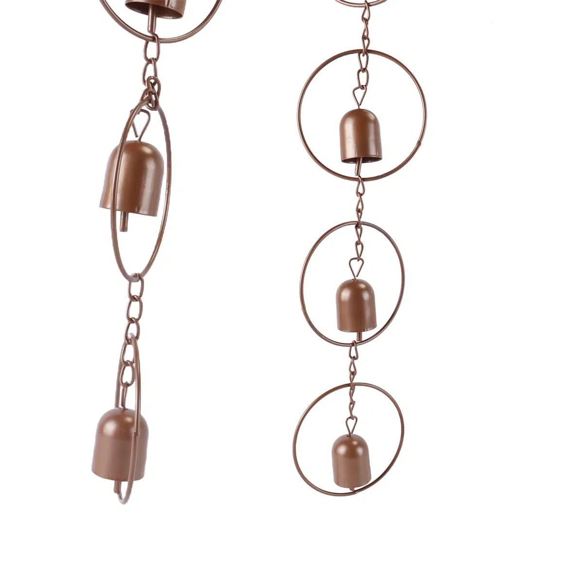Ausi Campana De Lluvia Colgante De Metal, Cadena De Lluvia, Campanas De Viento Para Jardín, Decorativas Para Canalones, Drenaje, Decoración Del Hogar Y Exterior.