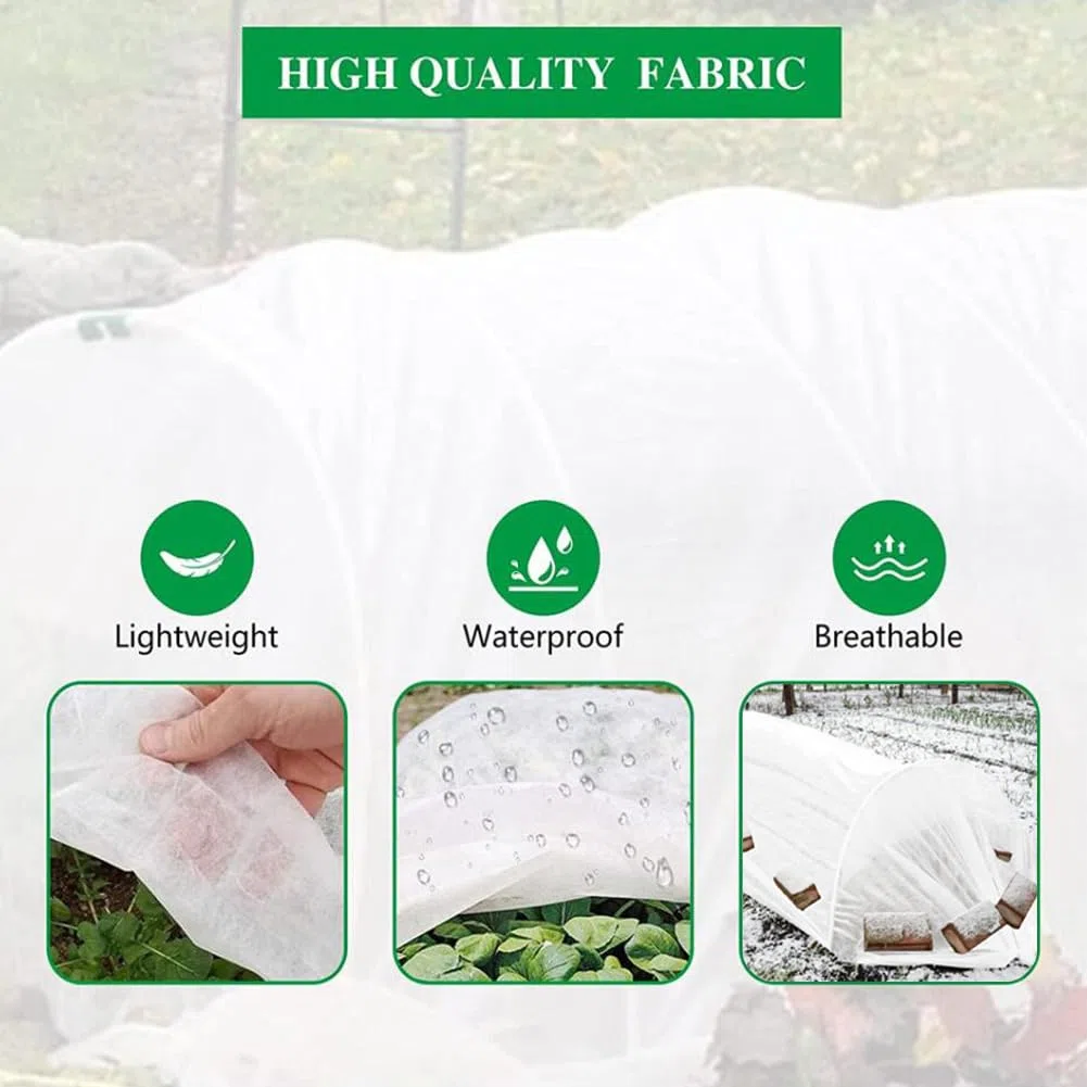 AISHOW Manta Termica Plantas 3m x 9m Cubierta Antiheladas de Plantas 30g/m² Vellón de Jardín Paño Anticongelante Cubierta de Protección para Plantas Cubrir Plantas Invierno | Flies - Fieltro transpirable (30 g/m²)