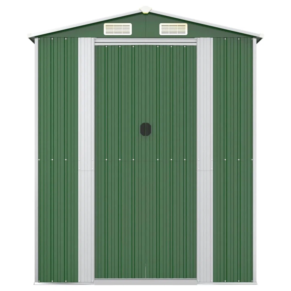 Caseta para electrodomésticos, 192 x 772 x 223 cm, acero galvanizado, color verde
