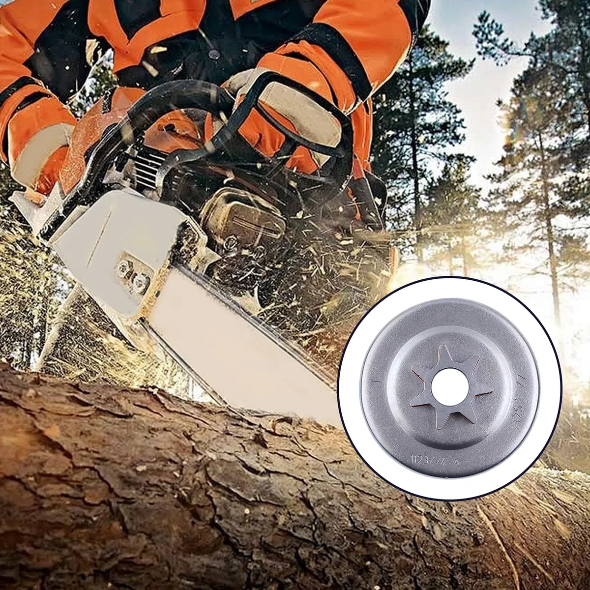 325"-7T Kit de piñón de Cubierta de Tambor de Embrague, para Stihl Ms250 Ms230 Ms210 025 023 021 Piezas de Motosierra, 1123 640 2074, 11236402074, 1123 640 7102, 0000 958 1022.