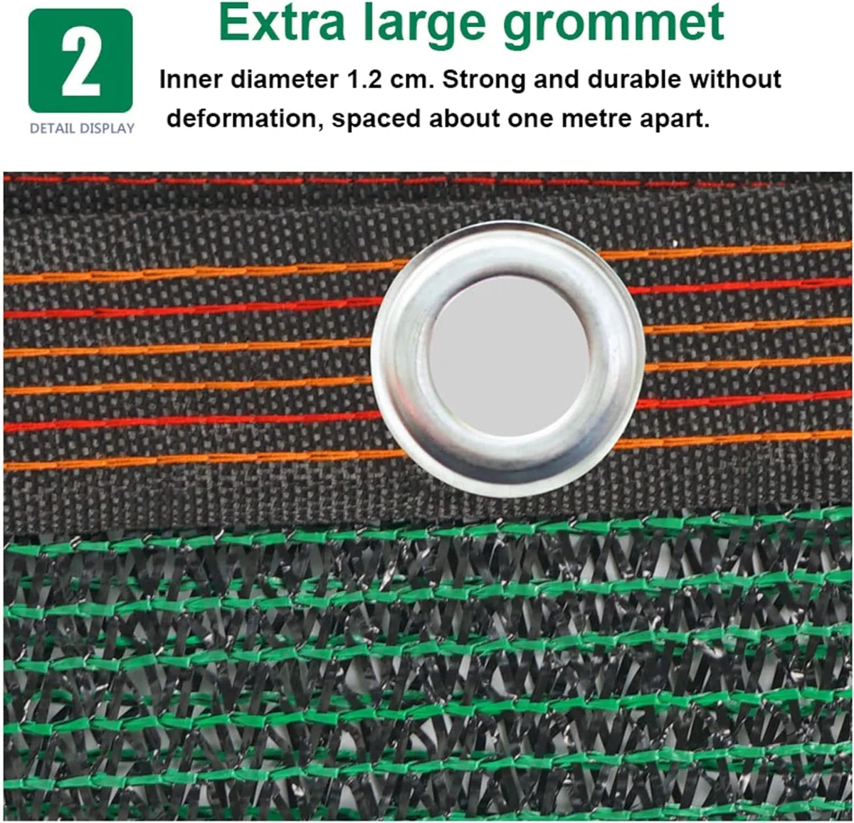 40% Malla De Sombra Verde, Red De Sombra con Ojales, Fácil De Instalar, Tela De Sombra para Invernadero, Red Resistente A Los UV para Planta Flor Jardín(Size:2X4M)