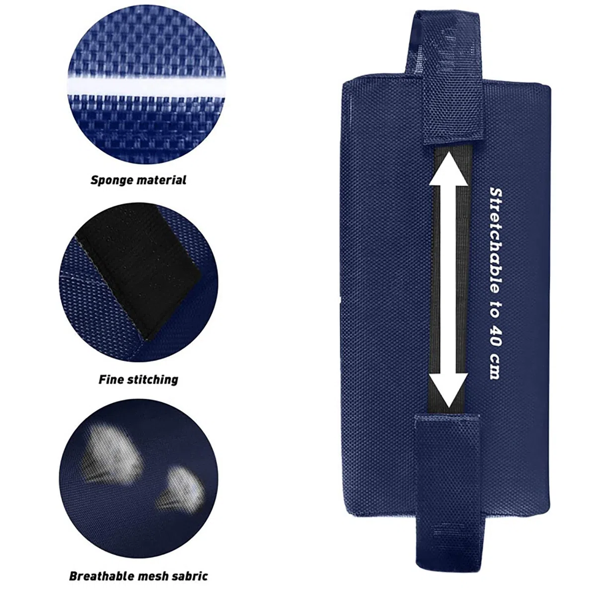 Cojín Universal para Tumbona,Cojín Reposacabezas para Tumbona,Ahmohada Silla Playa,Tumbona de jardín,Almohada, cojín de Viaje, cojín Cervical con Cinta de Goma