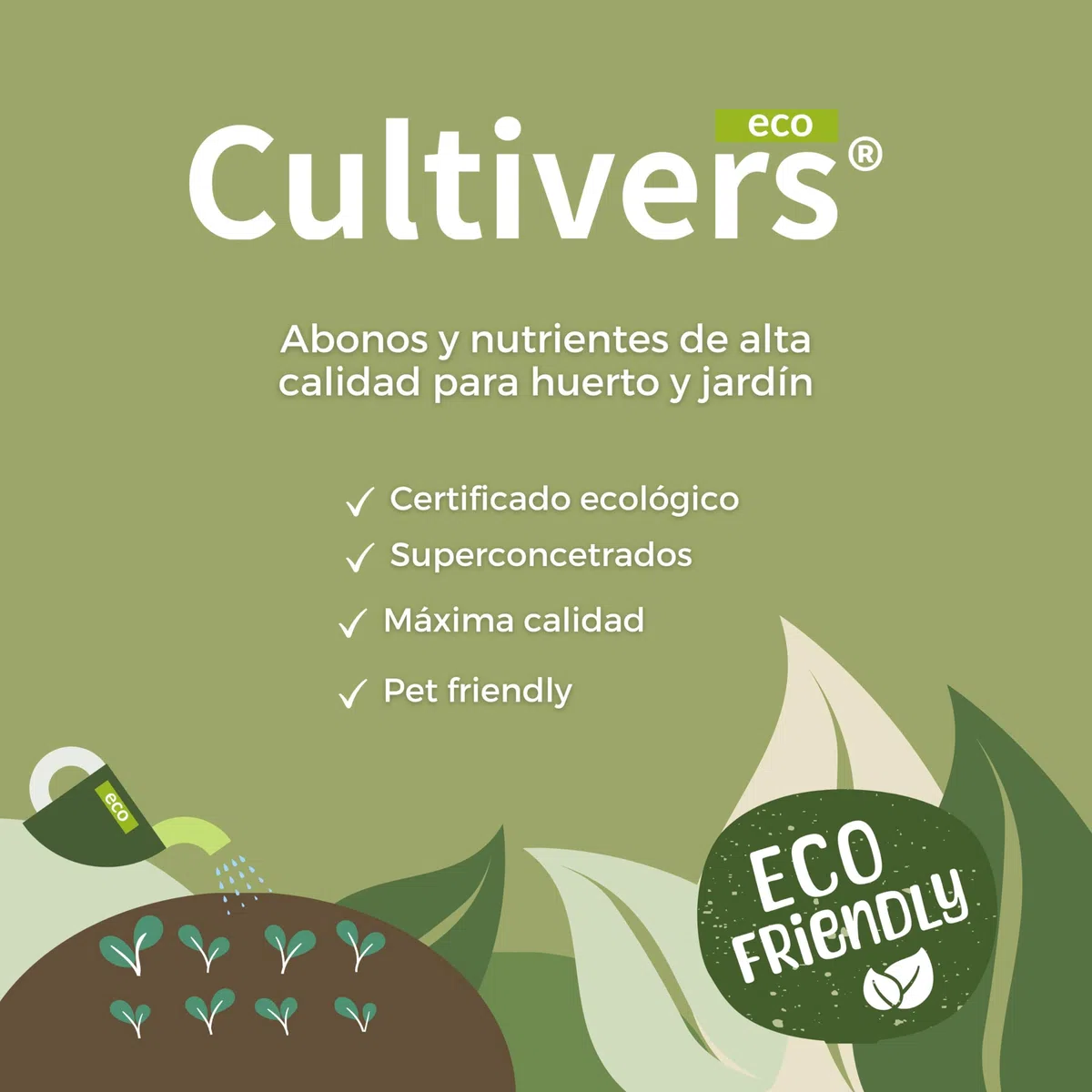 CULTIVERS Fósforo Ecológico Líquido 1L. Abono y Fertilizante para Plantas y Cultivos, proviene de la Roca Fosfórica. Mejora Raíces, Floración, Fructificación y Resistencia a Enfermedades y Estrés