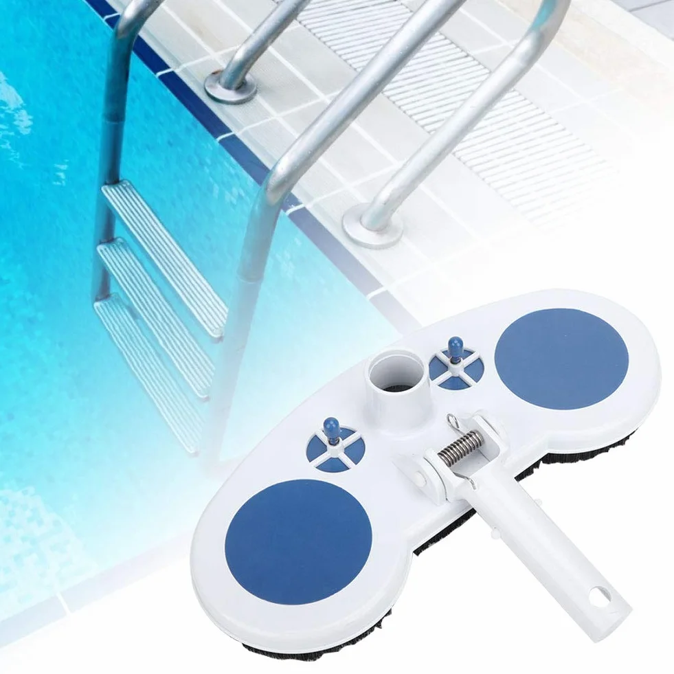 Cepillo de Limpieza de Piscinas, Kit Profesional de Limpieza de Piscinas de 13 Pulgadas Accesorio de Limpieza de estanques con Cabezal de succión de Piscina