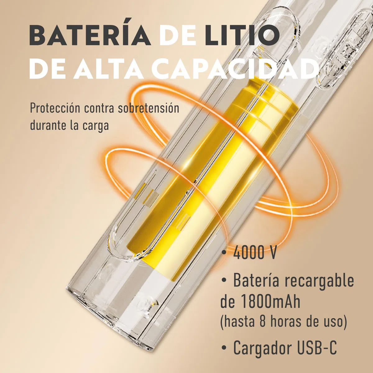Raqueta Eléctrica Antimosquitos 2 en 1 4000V con Luz UV – Modo Manual y Automático – Batería 1800mAh Recargable USB C – Lámpara Matamoscas Interior Exterior – Triple Protección Segura